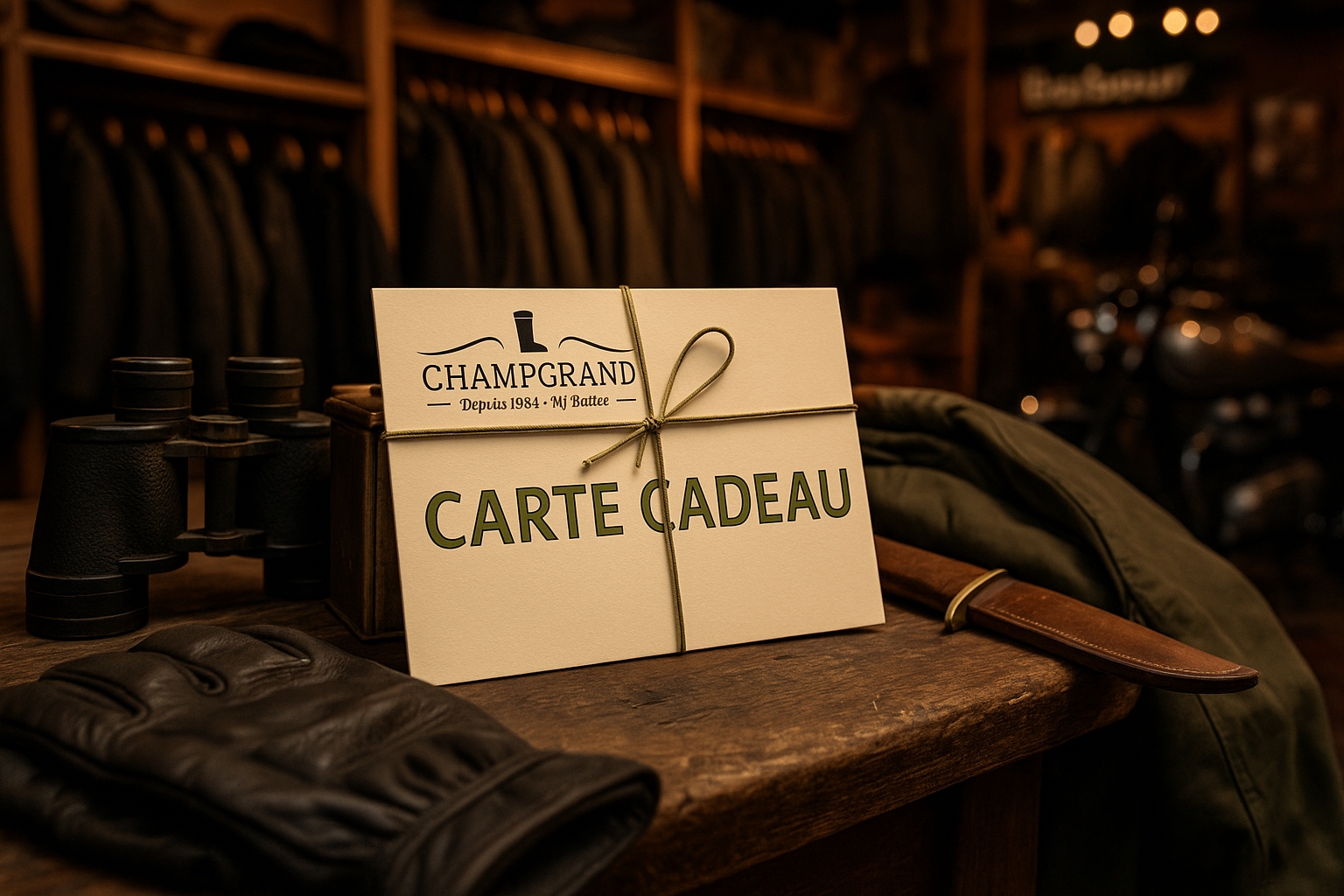 Carte cadeau Champgrand